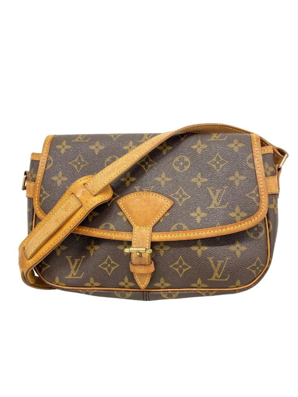 Louis Vuitton Shoulder Bag Monogram Solonge Brown